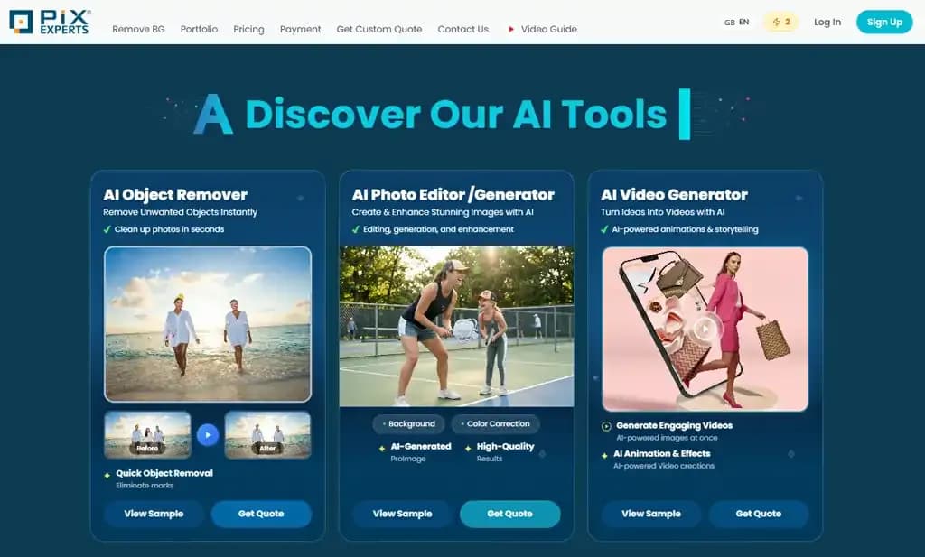 AI-Powered and Hybrid Editing Services