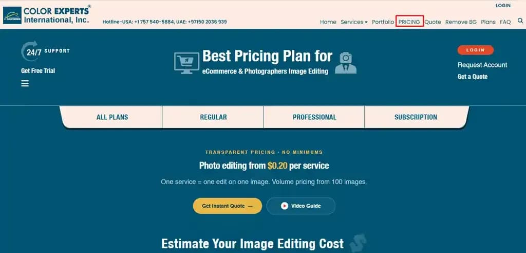 Pricing Page Built for Real Editing Workflows